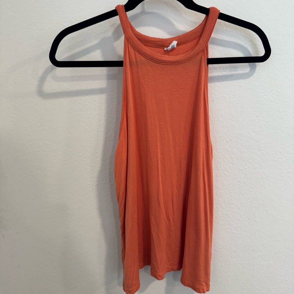 Melrose and Market Vibrant Orange Tank Top